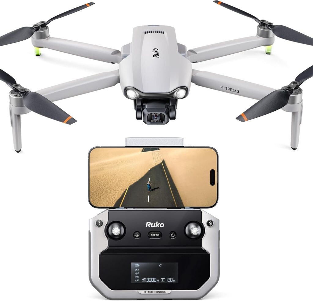 a drone with a camera and a remote control
